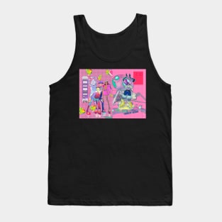 pink punks Tank Top